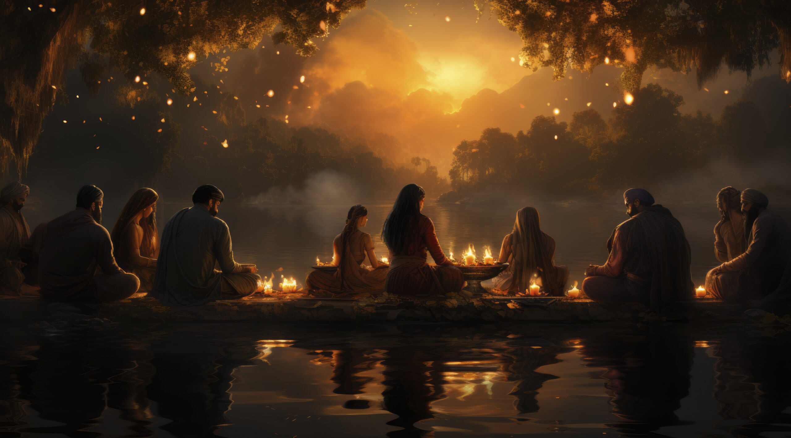 lohri punjabi folk festival with people